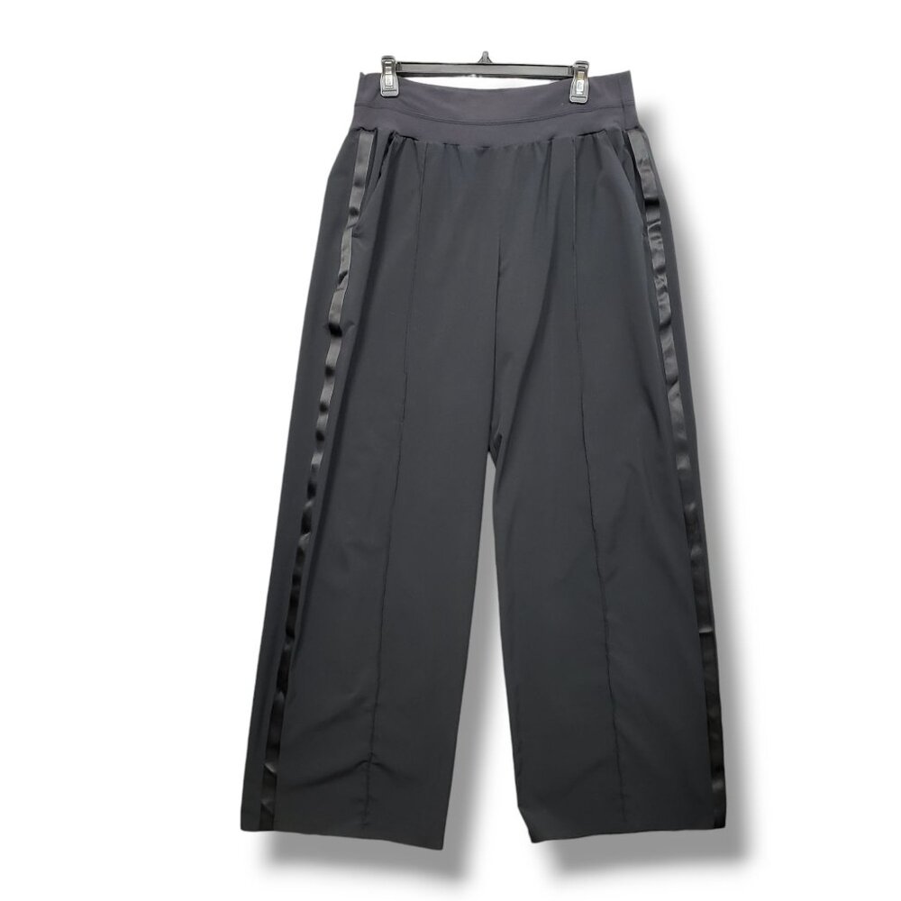 Athleta Nolita Wide Leg Pants Womens 26 Black Stretch High‎ Rise Travel